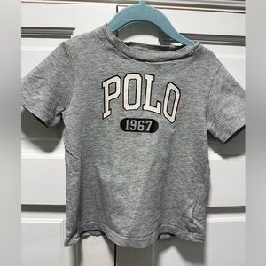 Ralph Lauren Kids Gray Polo T-Shirt